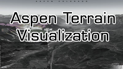 Aspen Colorado Terrain Visualization