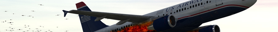 Flight 1549 3D Animation